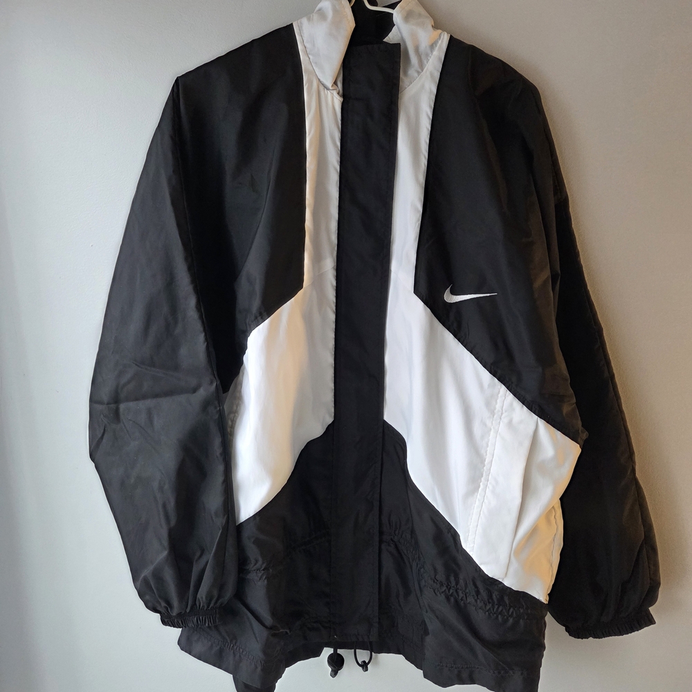 Nike Black and White Men's Jacket